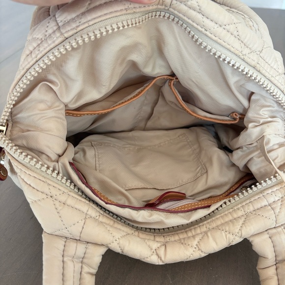 MZ Wallace Beige Quilted Satchel - Picture 9 of 12